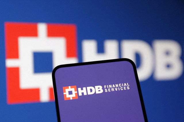 HDB Financial Services logo is seen in this illustration taken June 19, 2025. REUTERS/Dado Ruvic/Illustration