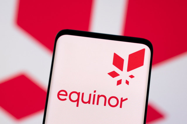 The Equinor logo is displayed in this illustration captured on May 3, 2022. REUTERS/Dado Ruvic/Illustration