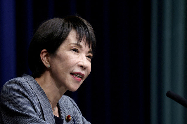 FILE PHOTO: Sanae Takaichi, Japan's prime minister, speaks during a press conference at the prime minister's office in Tokyo, Japan, on December 17, 2025. Kiyoshi Ota/Pool via REUTERS/File Photo