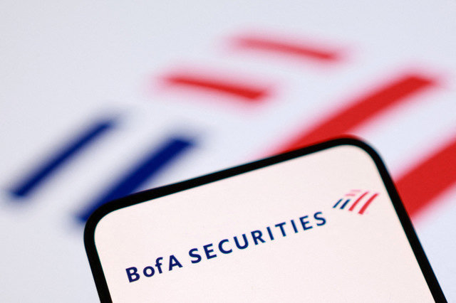 The BofA Securities logo is seen in this illustration dated January 14, 2026. REUTERS/Dado Ruvic/Illustration
