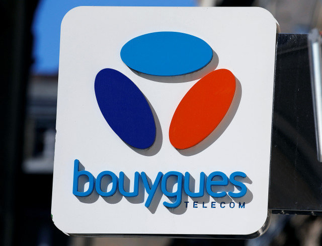 O logótipo da empresa Bouygues Telecom é visto numa loja em Bordéus, França, em 22 de março de 2019. REUTERS/Regis Duvignau