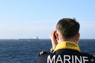 Francia intercepta un petrolero ruso en el Mediterráneo