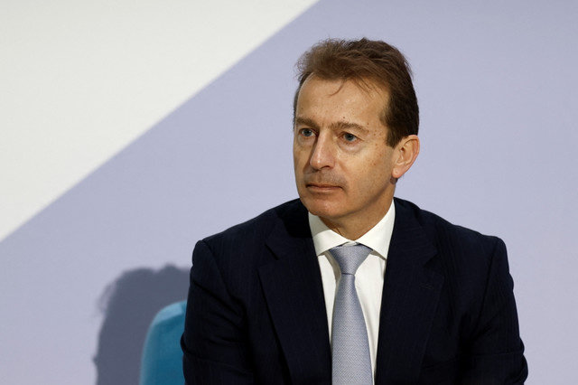 Guillaume Faury ซีอีโอของ Airbus เข้าร่วมการประชุมสุดยอดด้านปัญญาประดิษฐ์ (AI) Action Summit ณ Grand Palais ในกรุงปารีส ประเทศฝรั่งเศส เมื่อวันที่ 10 กุมภาพันธ์ 2025 REUTERS/Benoit Tessier