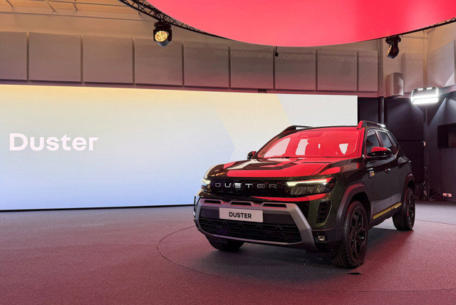 Vista do novo SUV Renault Duster para a Índia durante sua apresentação perto de Paris, França, em 8 de janeiro de 2026. REUTERS/Gilles Guillaume