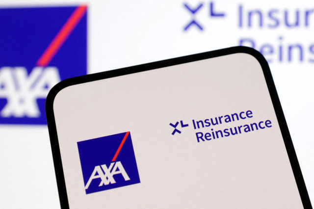 The Axa XL logo is seen in this illustration taken on January 31, 2025. REUTERS/Dado Ruvic/Illustration