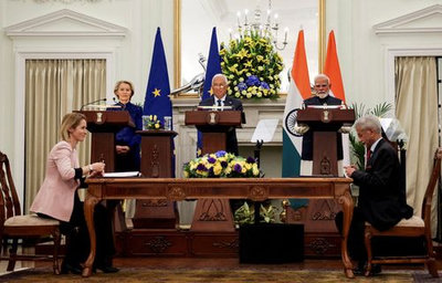 India and EU seal major trade deal to double exports