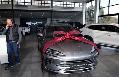 BYD Global Vehicle Sales Drop Thirty Percent in January