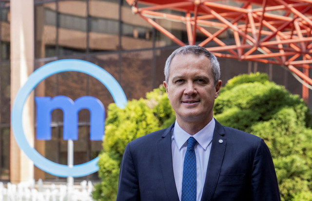 Massimo Doris, CEO of Banca Mediolanum, poses for a picture outside their headquarters in Basiglio, near Milan, Italy, in this undated handout obtained by Reuters on September 27, 2022. Banca Mediolanum/Handout via REUTERS