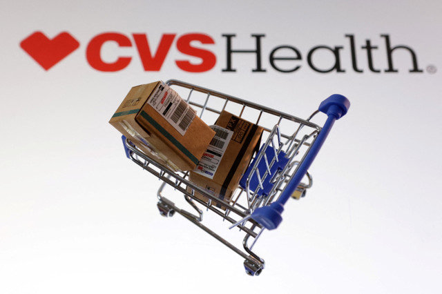 O logótipo da CVS Health é visto nesta ilustração tirada em 11 de fevereiro de 2025. REUTERS/Dado Ruvic/Illustration