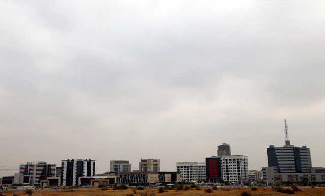 Buildings are seen in the Central Business District (CBD) in the capital Gaborone, Botswana, September 21, 2018. REUTERS/Siphiwe Sibeko/File Photo