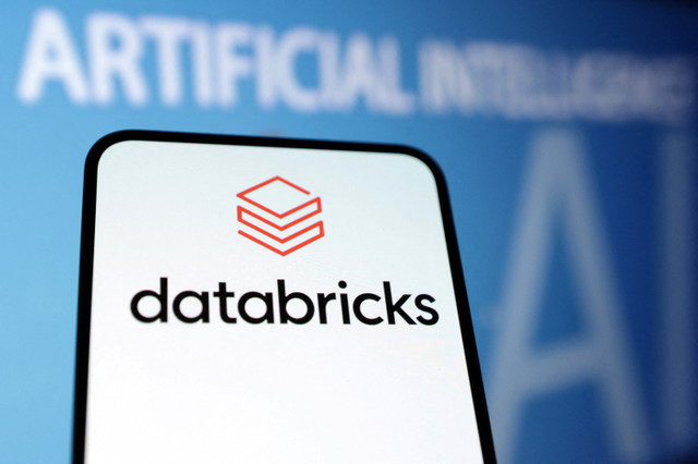 يظهر شعار Databricks في هذا الرسم التوضيحي الذي تم التقاطه في 17 ديسمبر 2024. REUTERS/Dado Ruvic/Illustration