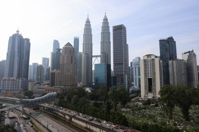 Uma vista do horizonte de Kuala Lumpur, na Malásia, em 31 de julho de 2025. REUTERS/Hasnoor Hussain/File Photo