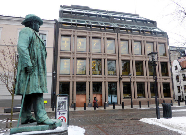 Una vista general del banco central noruego en Oslo, Noruega, el 6 de marzo de 2018. REUTERS/Gwladys Fouche