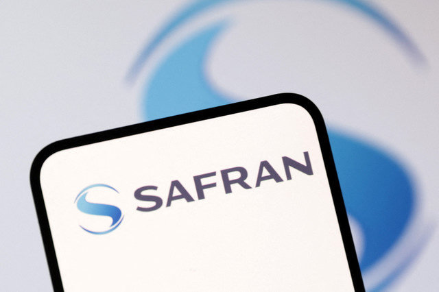 โลโก้ของ Safran Group ปรากฏในภาพประกอบนี้ซึ่งถ่ายเมื่อวันที่ 26 กรกฎาคม 2025 REUTERS/Dado Ruvic/Illustration