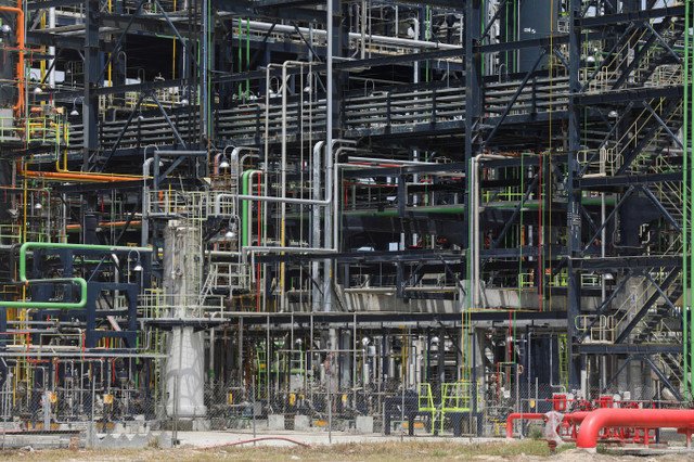 Uma vista da refinaria Dangote em Ibeju-Lekki, Lagos, Nigéria, em 22 de maio de 2023. REUTERS/Temilade Adelaja/File Photo