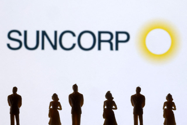 The SUNCORP logo is seen in this illustration taken November 10, 2024. REUTERS/Dado Ruvic/Illustration