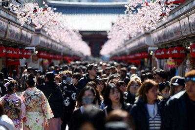 Japan tourist arrivals see first yearly drop in four years
