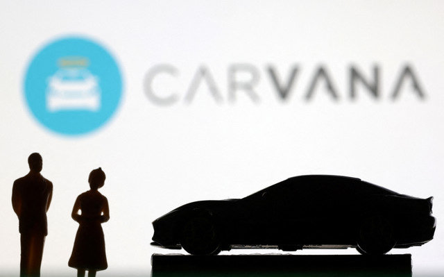 โลโก้ Carvana ปรากฏในภาพประกอบนี้ซึ่งถ่ายเมื่อวันที่ 27 มิถุนายน 2022 REUTERS/Dado Ruvic/Illustration