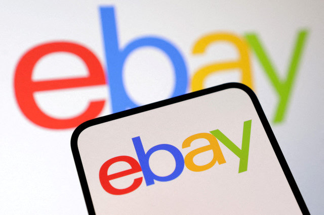 The eBay logo is seen in this illustration taken on February 11, 2025. REUTERS/Dado Ruvic/Illustration