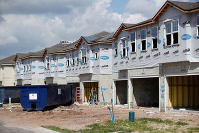 US new home sales fell in December as inventory cleared