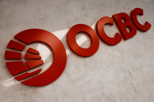 صورة من الأرشيف: لافتة لبنك أو سي بي سي (OCBC) تظهر في مكتبهم بسنغافورة في 11 يوليو 2023. REUTERS/Edgar Su/File Photo