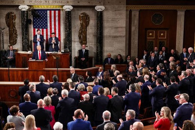 Trump hails golden age in State of the Union speech