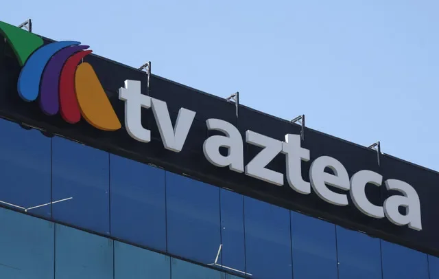 2026年2月10日,位于墨西哥墨西哥城的广播公司 TV Azteca 总部外的公司标志。路透社/Henry Romero