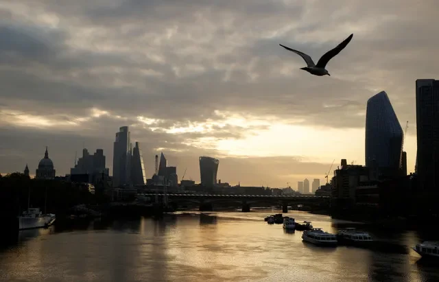 A view of the River Thames and the financial district in London, Britain. REUTERS/John Sibley/File Photo