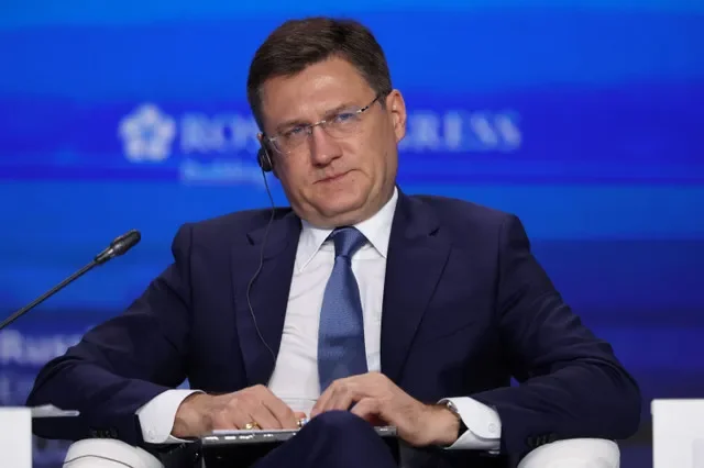 Russia's Deputy Prime Minister Alexander Novak participates in a session at the Russian Energy Week international forum held in Moscow, October 2025. REUTERS/Ramil Sitdikov