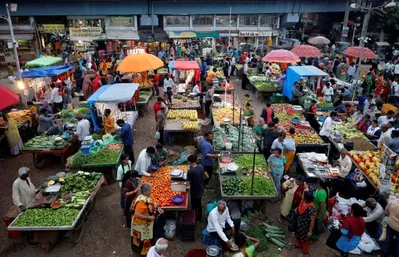 India February Retail Inflation Quickens to 3.21 Percent