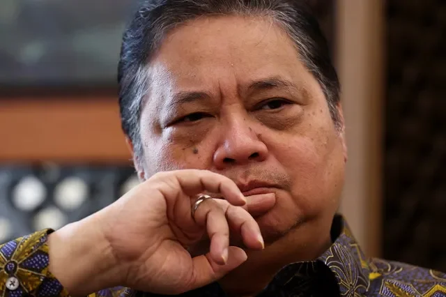 Airlangga Hartarto, the chief economic affairs minister of Indonesia, is pictured during an interview in Jakarta.