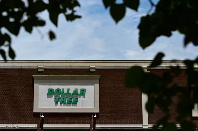 A Dollar Tree storefront sign displayed at a location in Washington, United States. REUTERS/Erin Scott