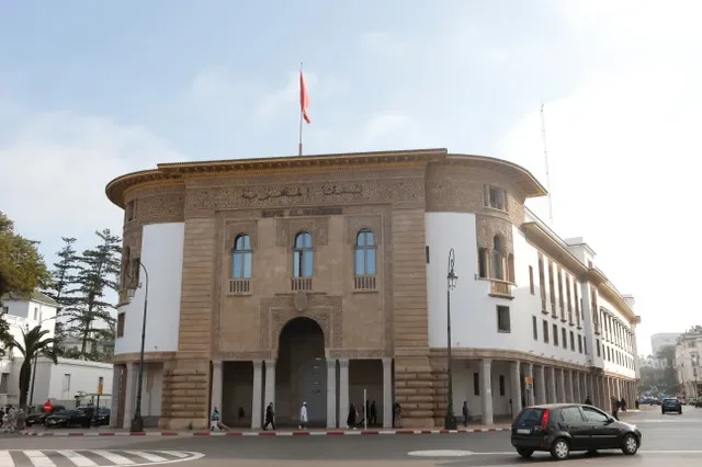 An exterior view of the Central Bank of Morocco building in Rabat, as seen in a 2020 file photograph. REUTERS/Youssef Boudlal/File Photo