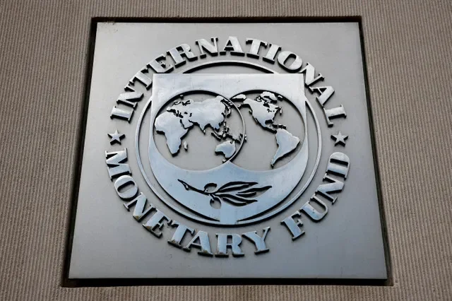 位於美國華盛頓特區的國際貨幣基金組織(IMF)總部標誌。路透社/Benoit Tessier/檔案照片