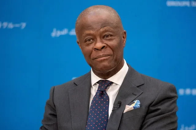 Nigerian Finance Minister Wale Edun speaks with Reuters Chief Correspondent Karin Strohecker during the IMF and World Bank Spring Meetings in Washington, D.C. REUTERS/Ken Cedeno