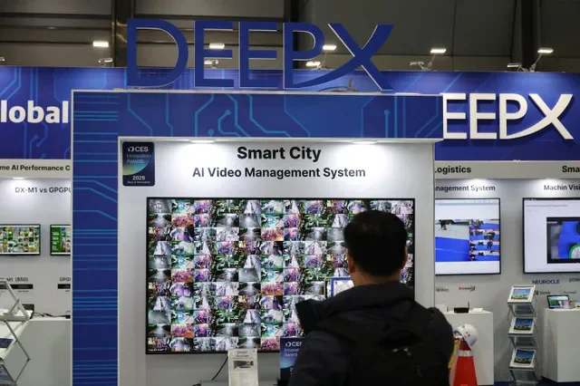 جناح شركة DEEPX في مهرجان كوريا للتكنولوجيا 2025 في سيول، كوريا الجنوبية، 4 ديسمبر 2025. رويترز/كيم هونغ جي