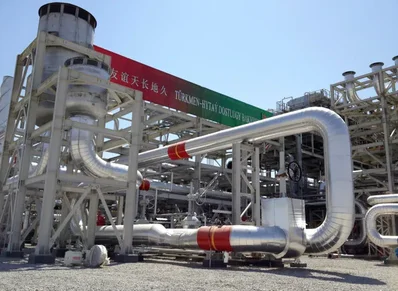 China y Turkmenistán amplían el campo de gas Galkynysh