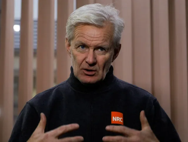 Jan Egeland, Secretary General of the Norwegian Refugee Council, pictured during a 2023 interview in Kabul. REUTERS/Ali Khara/File Photo