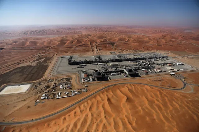 Vista geral do campo de petróleo da Aramco no deserto de Rub' al-Khali, em Shaybah, Arábia Saudita, 12 de janeiro de 2024. REUTERS/Hamad I Mohammed