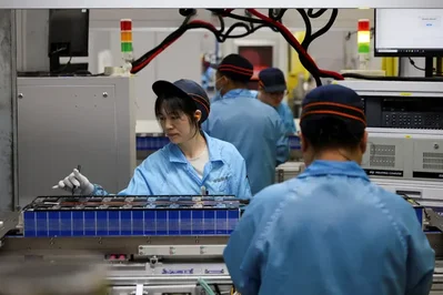 ดัชนี PMI ภาคการผลิตจีนเดือนเมษายนขยายตัวต่อเนื่อง