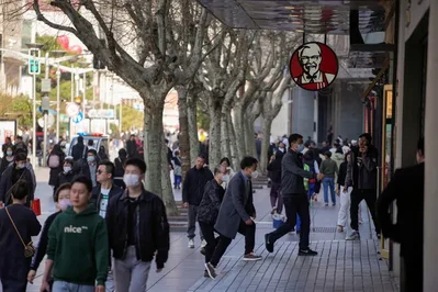 مبيعات توصيل KFC الصين تبلغ 55 بالمئة من الإيرادات