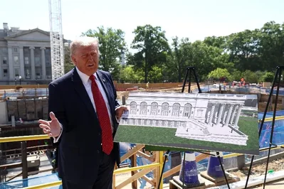 Trump details new White House ballroom and rooftop drone base