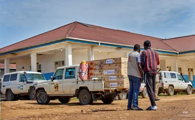 US officials are working with Mapp Biopharmaceutical on an experimental Ebola drug. The effort follows a deadly outbreak of the Bundibugyo strain in Africa.