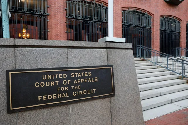 The United States Court of Appeals for the Federal Circuit is seen in Washington, D.C., U.S., August 30, 2020. REUTERS/Andrew Kelly
