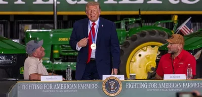 Trump promete novas ajudas aos agricultores no Wisconsin