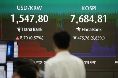 KOSPI da Coreia do Sul cai mais de 8% por receios da Fed