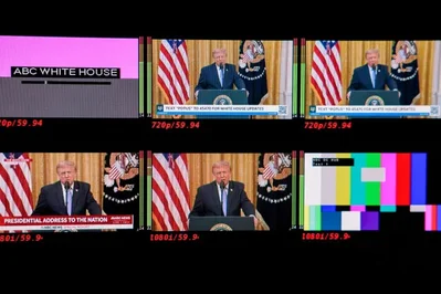 قررت شبكات ABC وNBC وCNN نقل خطاب الرئيس ترامب المسائي إلى منصاتها الرقمية وخدمات البث بدلا من عرضه على القنوات الرئيسية. ركز الخطاب على مزاعم تتعلق بأمن الانتخابات مما دفع الرئيس للمطالبة بسحب تراخيص تلك الشبكات الإخبارية.