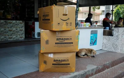 The Indian government has relaxed foreign investment rules to allow e-commerce firms to buy products from local sellers for overseas sale. This policy change aims to boost exports and supports Amazon's goal of reaching 80 billion dollars in cumulative exports from India by 2030.