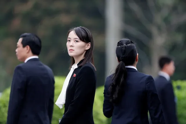 ẢNH TƯ LIỆU: Kim Yo Jong, em gái của nhà lãnh đạo Triều Tiên Kim Jong Un tham dự lễ đặt vòng hoa tại Lăng Chủ tịch Hồ Chí Minh ở Hà Nội, Việt Nam ngày 2 tháng 3 năm 2019. REUTERS/Jorge Silva/Pool/ Ảnh Tư liệu