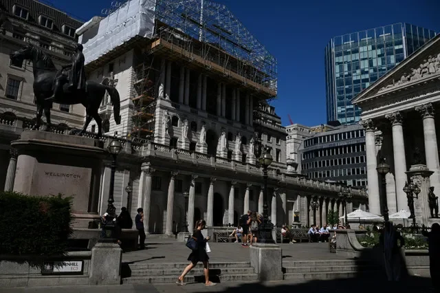 A view of the Bank of England in London, Britain, July 27, 2026. REUTERS/Chris J. Ratcliffe